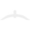 Ekena Millwork Archdale Architectural Grade PVC Gable Bracket, 72"W x 24"H x 2"D x 6"F, 8/12 Pitch GBP072X24X0206ARC00 - alternate 2